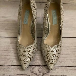 Blue by Betsey Johnson Elsa Heels